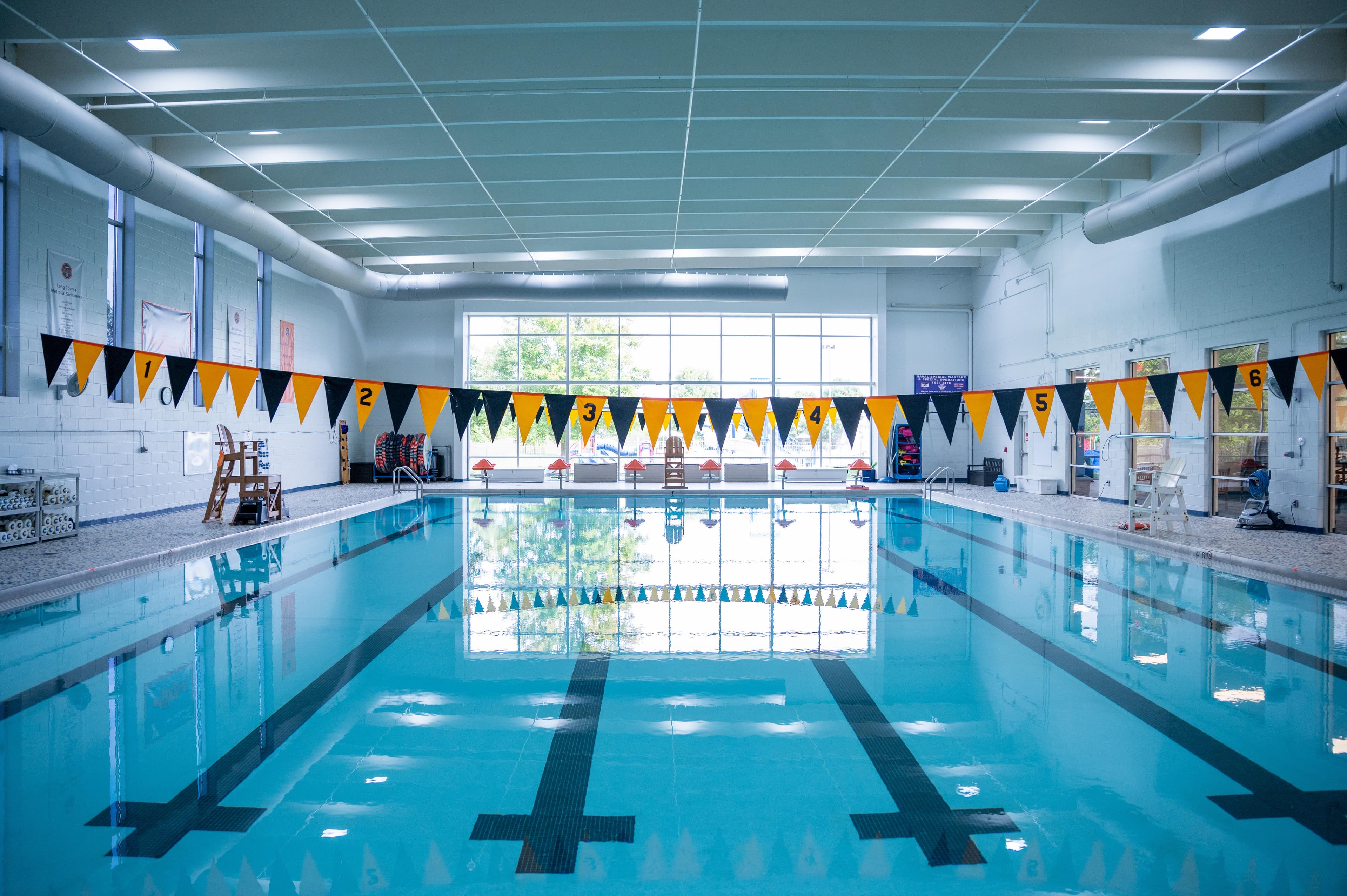 Indoor pool. Open all year.